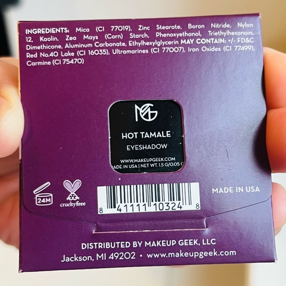 COPY - Makeup Geek Eyeshadow HOT TAMALE NWT - Picture 3 of 3